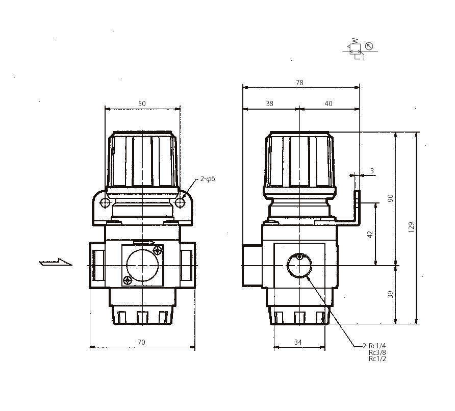 います 日本精器 工具の楽市 - 通販 - PayPayモール レギュレータ 15A BN-3R01-15 ダイヤフラ - www