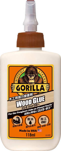 ゴリラウッドグルー（木工用強力接着剤） | 呉工業(株) | 製品情報