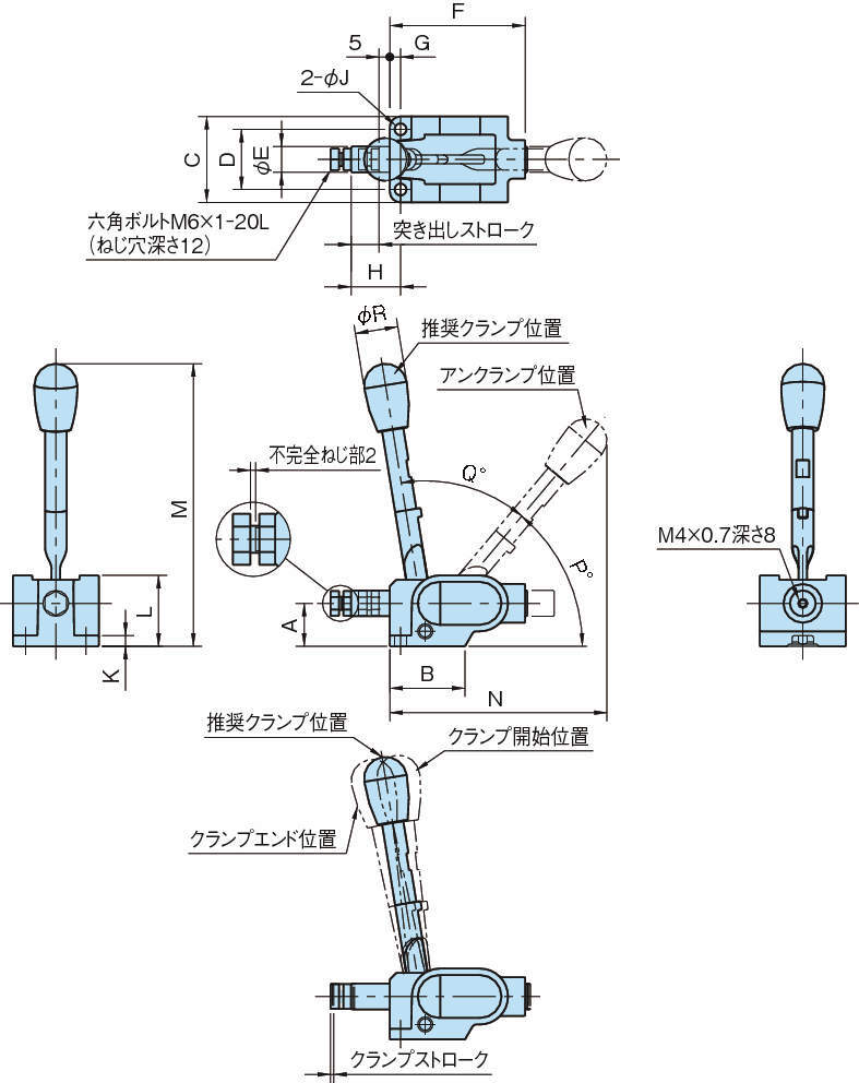 イマオ スナップクランプ（ストレートタイプ） QLSNS3014-6088 3420124-