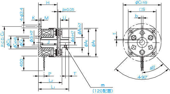 マイクロ励磁クラッチ 102形（フランジ取付） | 三木プーリ ｜ 製品