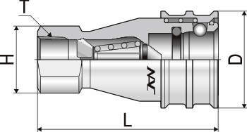 クイックカップリング｜大流量型 SPEタイプ（中・低圧用／両バルブ 