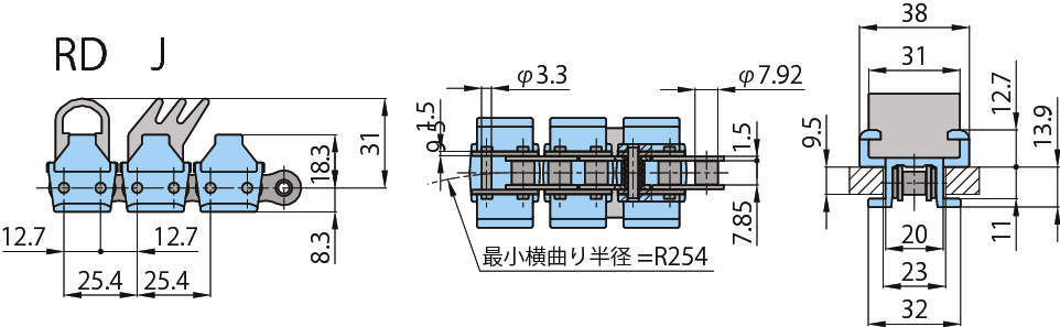 ＮＯＧＡ チェーンクランピング装置セット 1Ｓ (KM06-043) 通販