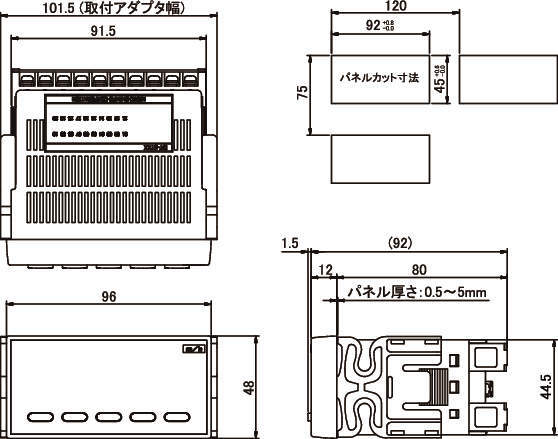 デジタル回転速度計 DT-501シリーズ | 日本電産シンポ(株) | 製品情報