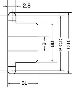 M25 スプロケット 1列新B型 | 三興製作所 ｜ 製品情報 ｜ MEKASYS