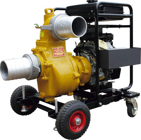 緊急排水エンジンポンプガソリンエンジン駆動型E-7N5 | 寺田ポンプ