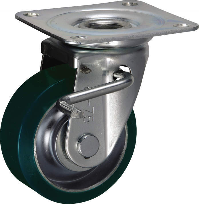 中荷重用キャスター｜ストッパー付旋回キャスター JB | 岐阜産研