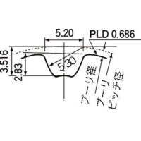 スーパートルクタイミングプーリ S8M形 | 三ツ星ベルト(株) | 製品情報