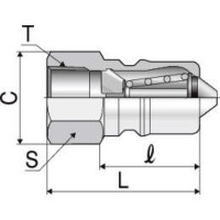 クイックカップリング｜大流量型 SPEタイプ（中・低圧用／両バルブ 