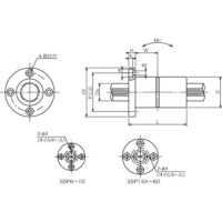 ボールスプライン｜フランジ形 SSPF | 日本ベアリング ｜ 製品情報