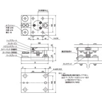 ロードセル用金具|ロッカーピン方式振れ止め機構付取付金具 RCA ロードセル用金具|ロッカーピン方式振れ止め機構付取付金具 RCA