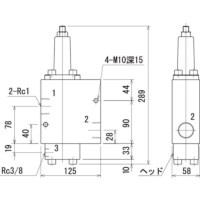 NG6 / Cetop-3 / D03 モジュラースタックカウンターバランス