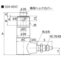 油圧シリンダ｜単動シリンダ Sシリーズ | 理研機器(株) | 製品情報